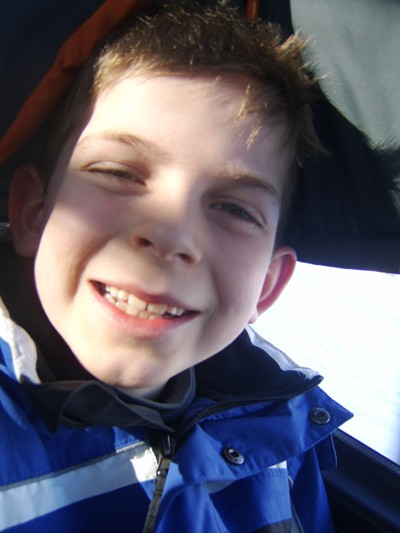 Simon in bester Laune